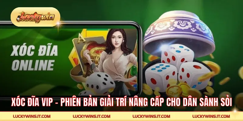 Xóc Đĩa VIP - Phiên Bản Giải Trí Nâng Cấp Cho Dân Sành Sỏi